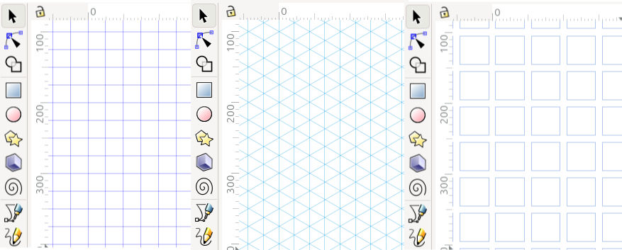 3 types of grids