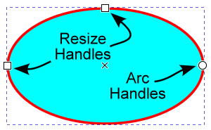 screenshot ellipse modification handles