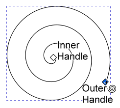 screenshot spiral with modification handles