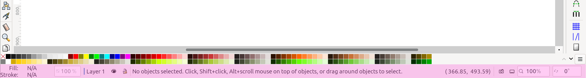 the status bar