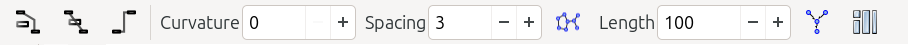 connector tool controls bar