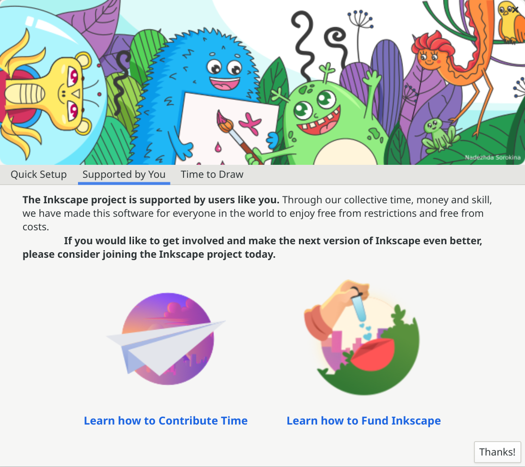 The Supported by You page